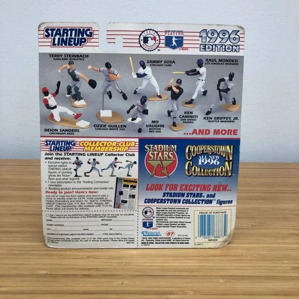Starting‎ Lineup Action Figure Unisex Kids Blue Cal Ripken Jr 1996 Edition MLB